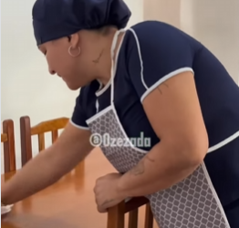 Ela queimou o demento da casa da funcionãria parte 2